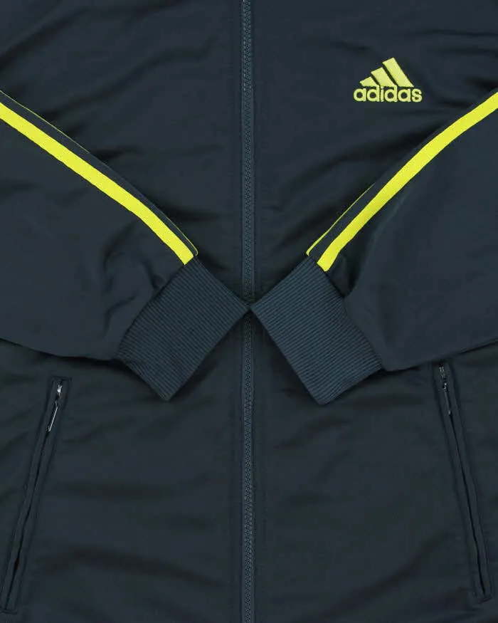 Vintage 1990s Adidas Embroidered Volt 3-Stripe Track Jacket - M sold by Rokit product image thumbnail 4