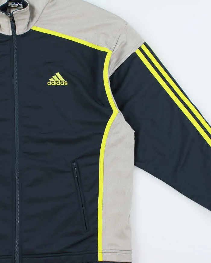 Vintage 1990s Adidas Embroidered Volt 3-Stripe Track Jacket - M sold by Rokit product image thumbnail 3