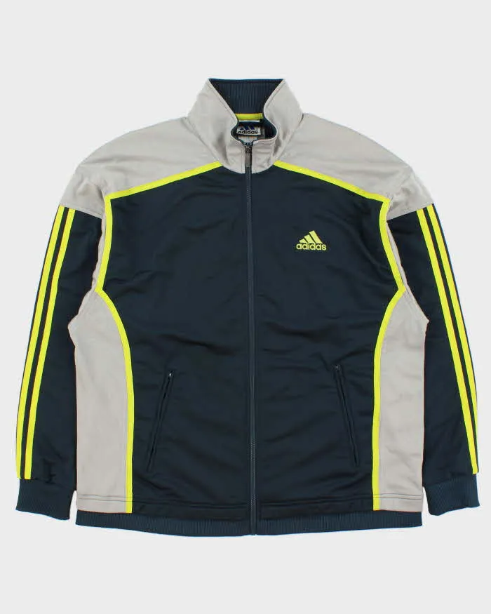 Vintage 1990s Adidas Embroidered Volt 3-Stripe Track Jacket - M sold by Rokit