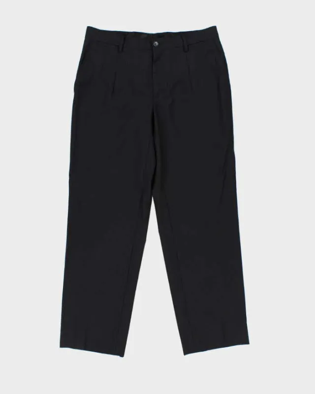 Vintage 00s Dolce & Gabbana Pinstriped Straight Leg Trousers - W32 L28 made by Dolce & Gabanna