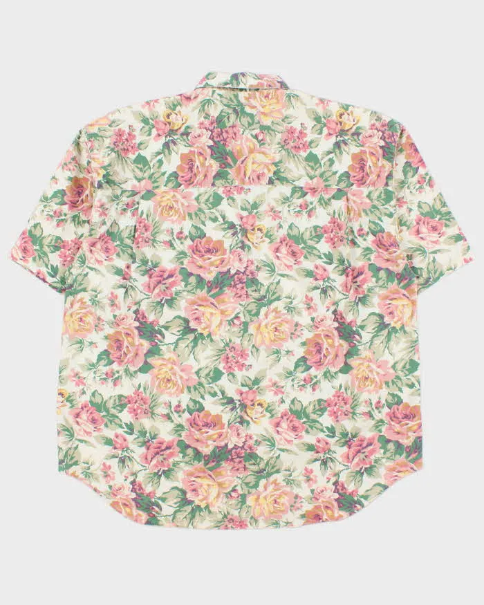 Vintage 1990s Eddie Bauer Floral Short Sleeve Shirt - L sold by Rokit product image thumbnail 2