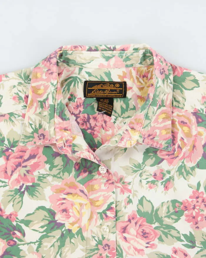Vintage 1990s Eddie Bauer Floral Short Sleeve Shirt - L sold by Rokit product image thumbnail 5