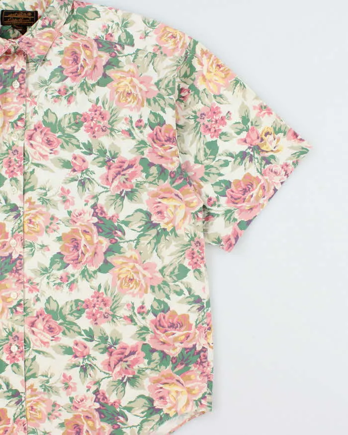 Vintage 1990s Eddie Bauer Floral Short Sleeve Shirt - L sold by Rokit product image thumbnail 3