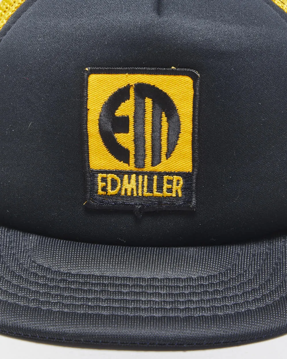 DS Vintage 1980s Ed Miller Electricals Flat Brim Trucker Hat - OS sold by Rokit product image thumbnail 3
