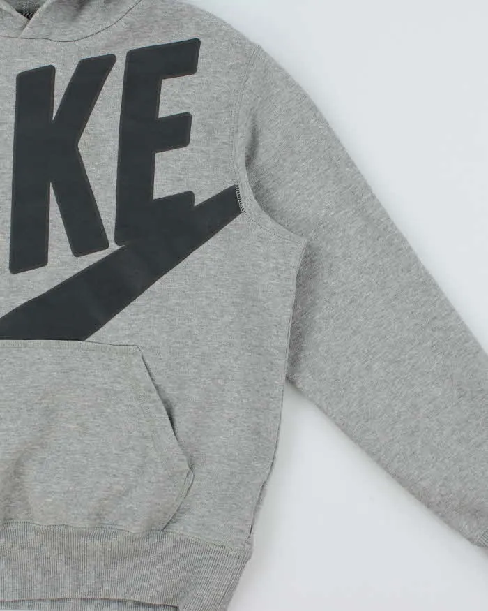 Vintage Y2K 00s Nike Marl Grey Heavyweight Pullover Hoodie - M sold by Rokit product image thumbnail 3