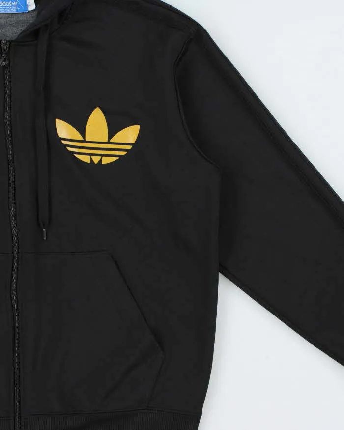 Vintage Adidas Originals Gold Big Trefoil Hooded Track Jacket - L sold by Rokit product image thumbnail 3