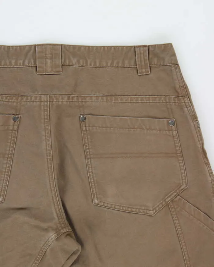 Vintage Y2K 00s Arc'teryx Brown Low Rise Cotton Canvas Relaxed Straight Leg Climbing Trousers - W34 L30 sold by Rokit product image thumbnail 4