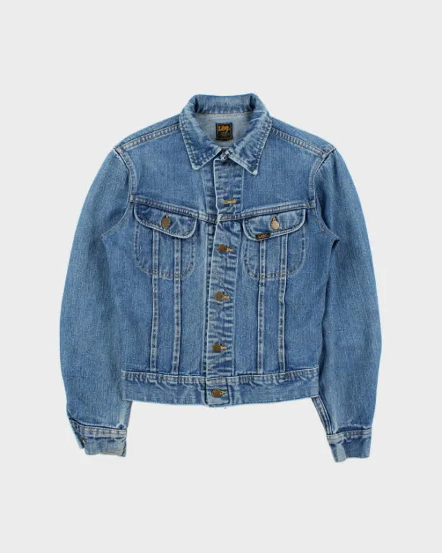 Vintage 1988 Lee Riders 220 Made In Canada Light Wash Denim Trucker Jacket - XS made by Lee