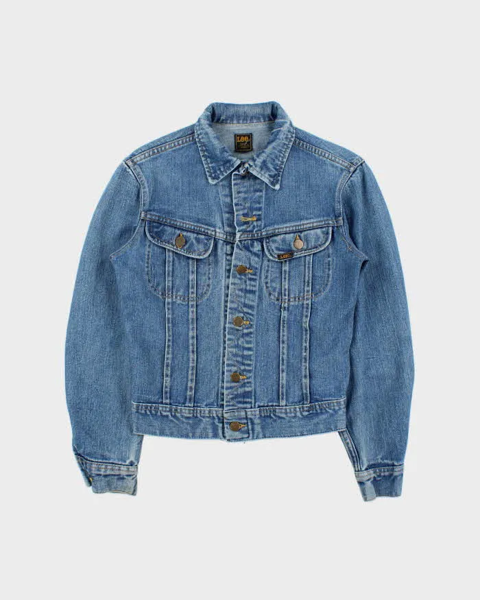 Vintage 1988 Lee Riders 220 Made In Canada Light Wash Denim Trucker Jacket - XS sold by Rokit