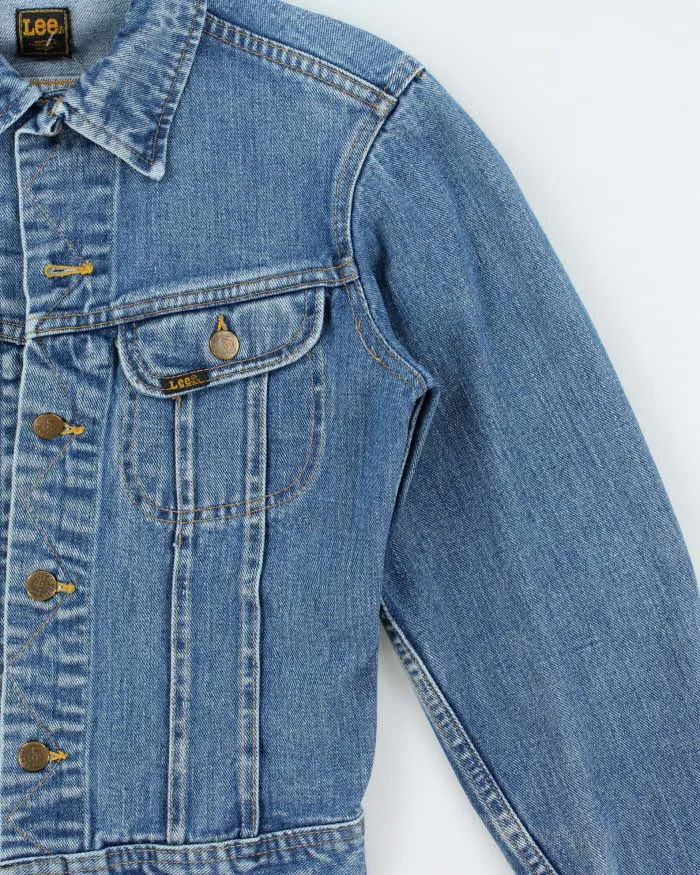 Vintage 1988 Lee Riders 220 Made In Canada Light Wash Denim Trucker Jacket - XS sold by Rokit product image thumbnail 3