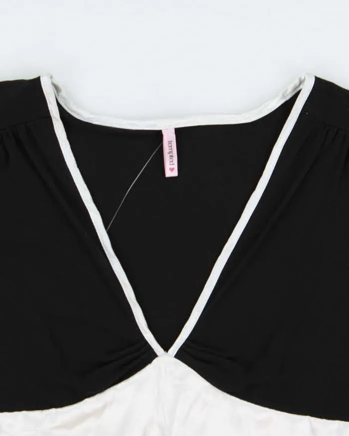 Vintage Y2k 2000s Tempted Low V Cap Sleeve Top - M sold by Rokit product image thumbnail 5