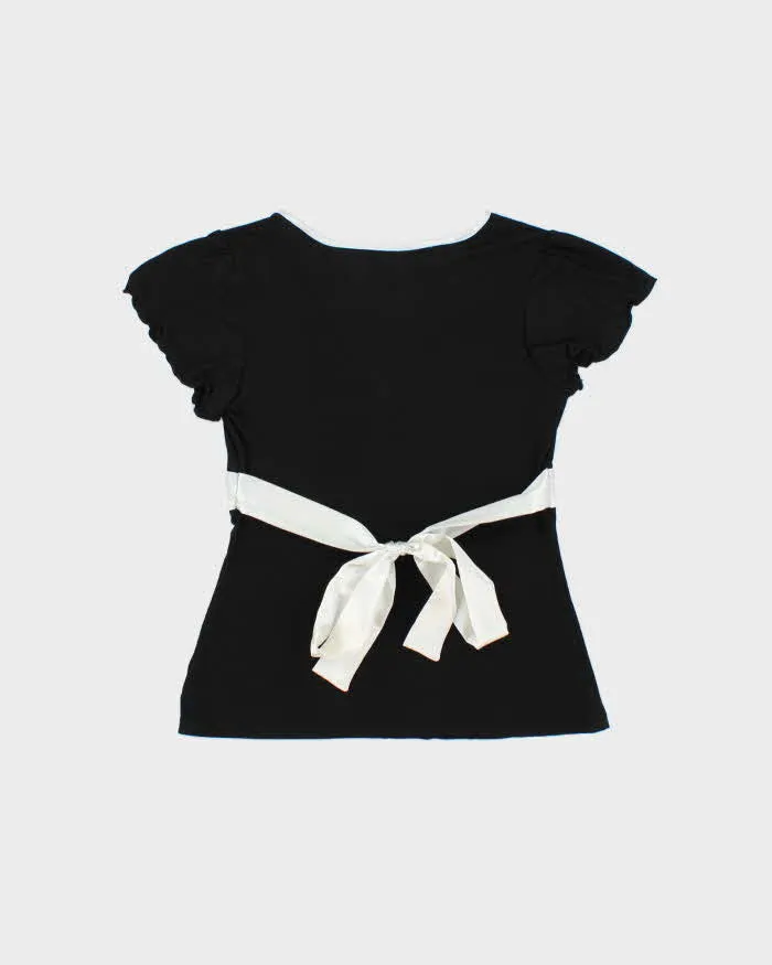 Vintage Y2k 2000s Tempted Low V Cap Sleeve Top - M sold by Rokit product image thumbnail 2