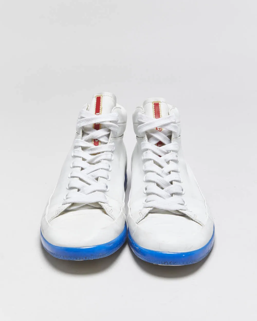 2018 Prada Sport Calfskin Leather High Top Trainers - UK7.5 sold by Rokit product image thumbnail 3
