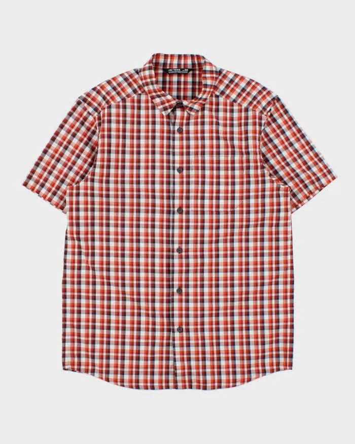 Vintage Arc'teryx Checked Short Sleeve Shirt - M sold by Rokit