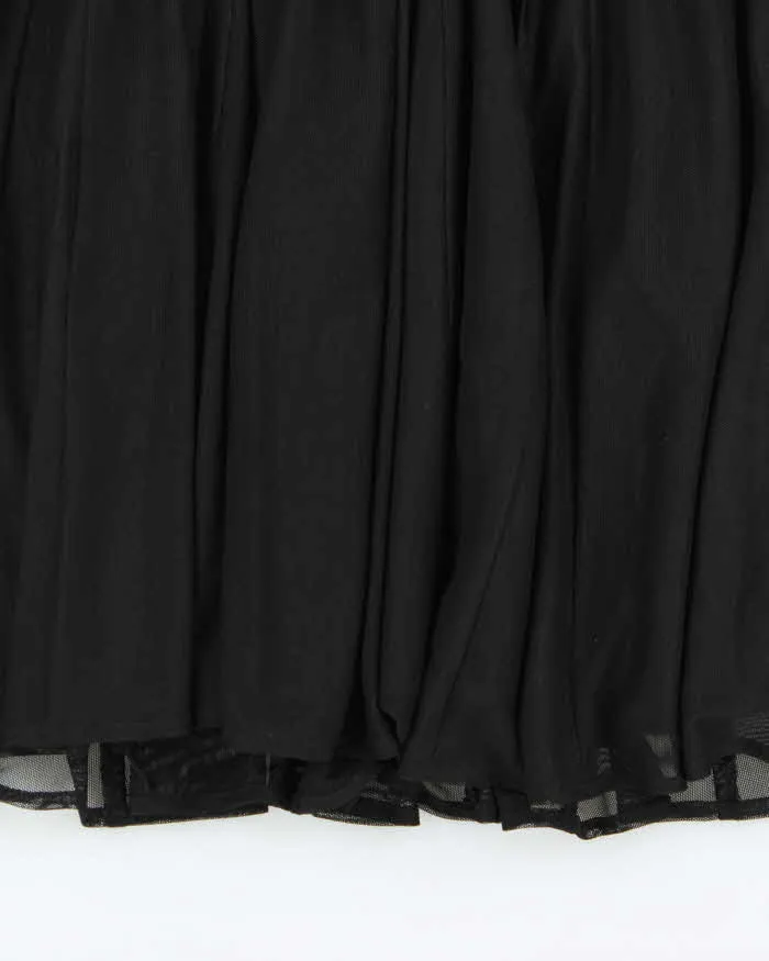 Vintage 1990s Mario Serrani Lined Mesh Floaty Skirt - M sold by Rokit product image thumbnail 4