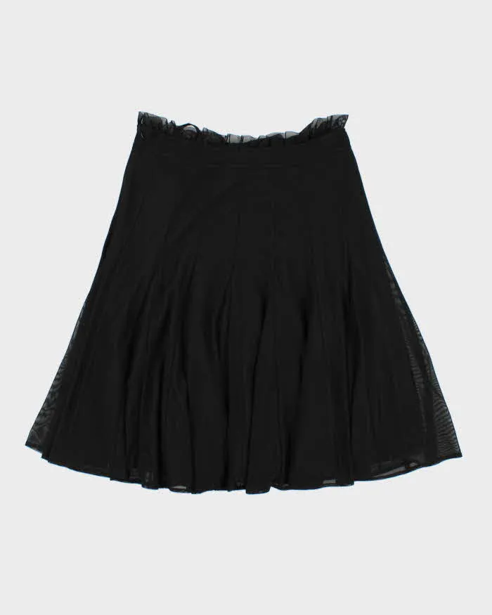 Vintage 1990s Mario Serrani Lined Mesh Floaty Skirt - M sold by Rokit product image thumbnail 2