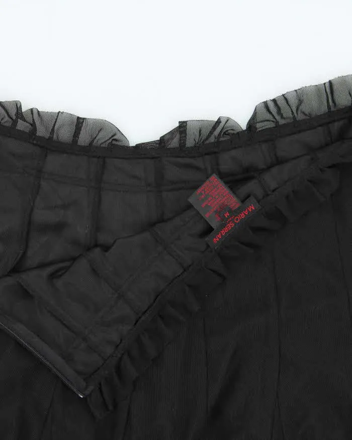 Vintage 1990s Mario Serrani Lined Mesh Floaty Skirt - M sold by Rokit product image thumbnail 5