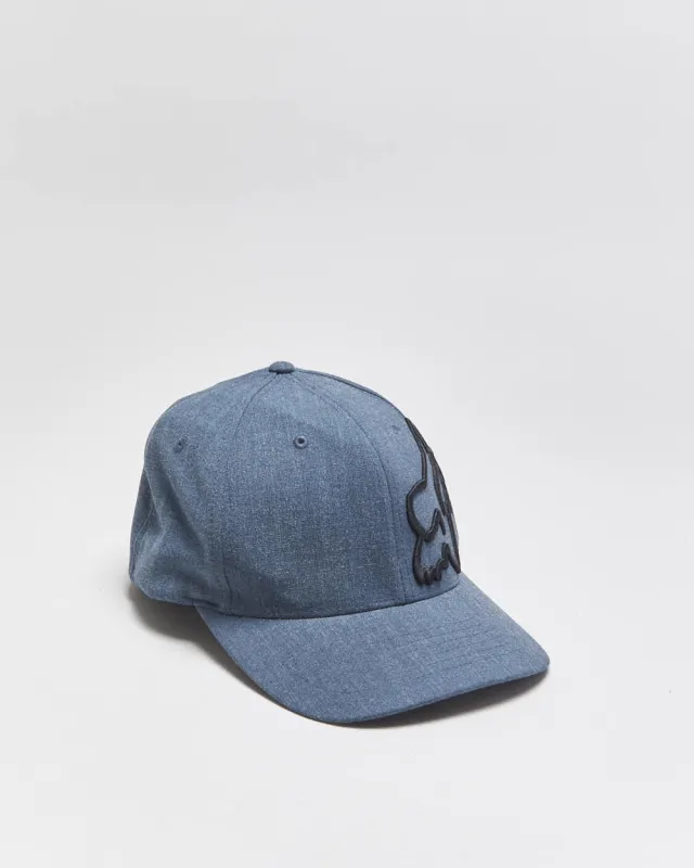Vintage Y2K 00s Fox Racing Marl Embroidered FlexFit Baseball Cap - S/M made by Rokit