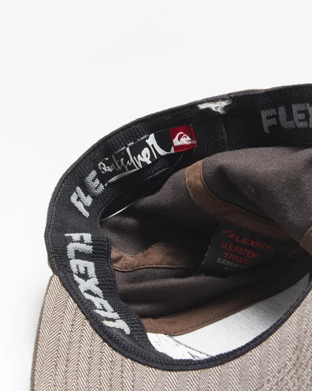 Vintage Y2K 00s Quiksilver Embroidered Canvas FlexFit Baseball Cap - OS sold by Rokit product image thumbnail 4