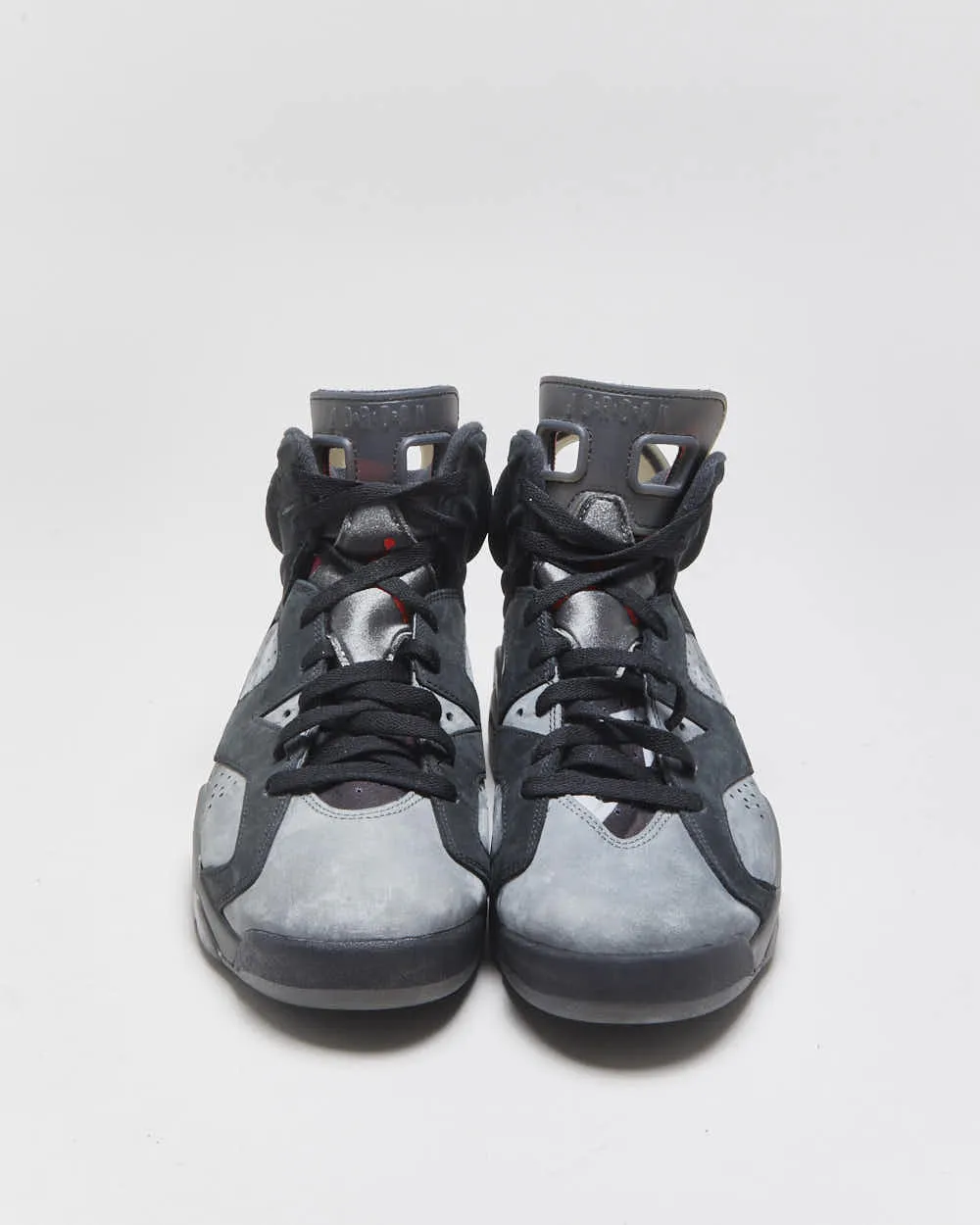 2019 Nike Air Jordan 6 Retro x Paris Saint Germain PSG Iron Grey Suede Trainers - UK8.5 sold by Rokit product image thumbnail 3