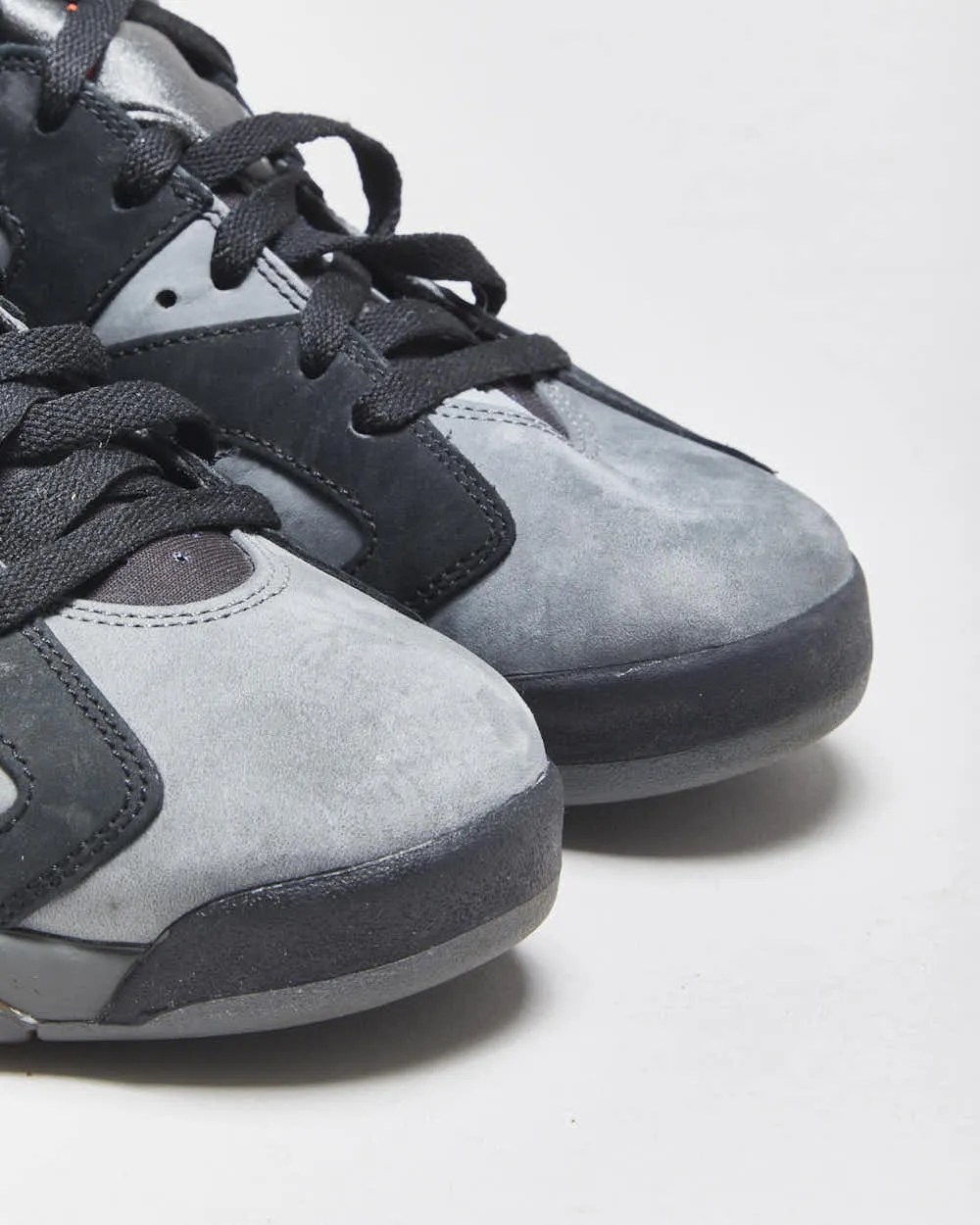 2019 Nike Air Jordan 6 Retro x Paris Saint Germain PSG Iron Grey Suede Trainers - UK8.5 sold by Rokit product image thumbnail 5