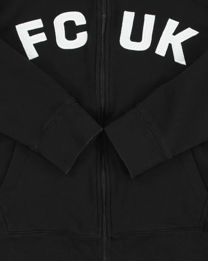 Vintage Y2K 00s FCUK Embroidered Zip-Up Track Sweatshirt - L sold by Rokit product image thumbnail 4