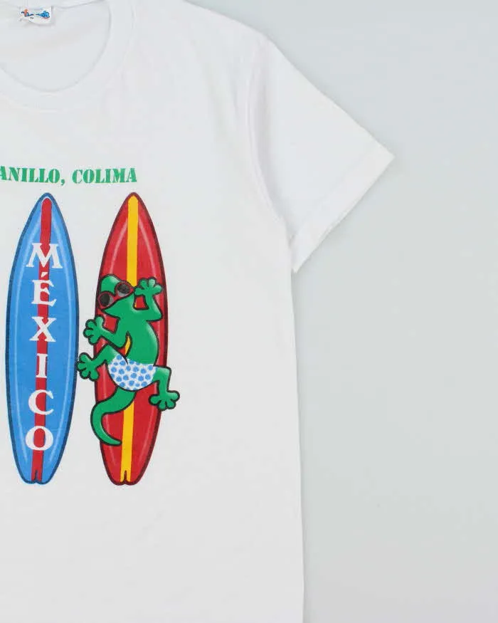 Vintage 1990s Manzanillo Mexico Graphic Crewneck T-Shirt - M sold by Rokit product image thumbnail 3