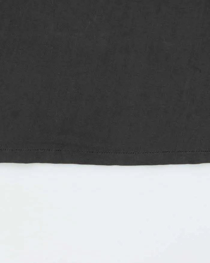 Vintage 1990s Oklahoma Print Faded Black Single Stitch Crewneck T-Shirt - XL sold by Rokit product image thumbnail 4