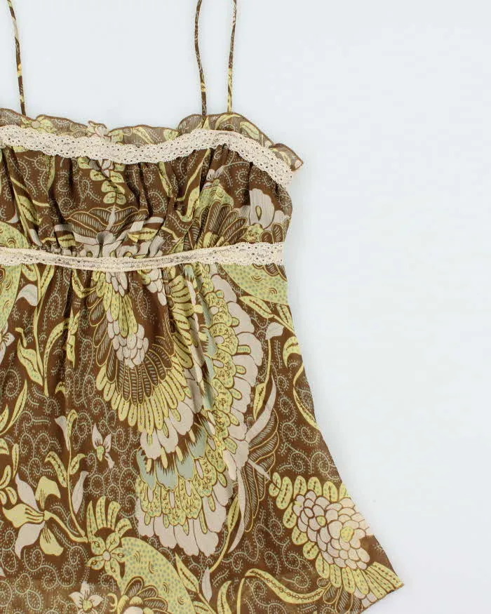 Vintage Y2k 2000s Suzy Patterned Flowy Cami - S sold by Rokit product image thumbnail 3
