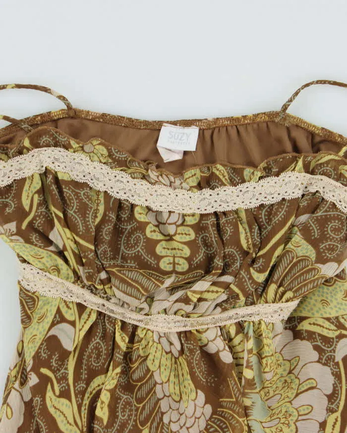 Vintage Y2k 2000s Suzy Patterned Flowy Cami - S sold by Rokit product image thumbnail 5