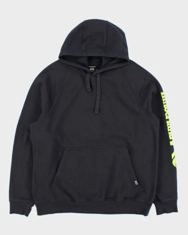 Vintage Timberland Pro Rain Repel Logo Sleeve Pullover Hoodie - M made by Timberland