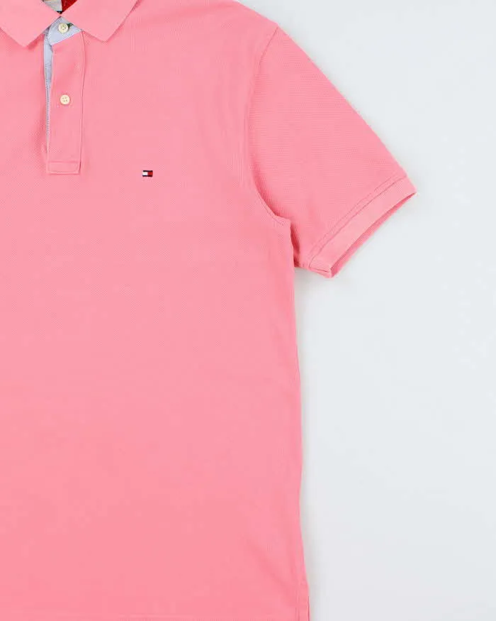 Vintage Y2K 00s Tommy Hilfiger Hot Pink Classic Short Sleeve Polo Shirt - M sold by Rokit product image thumbnail 3