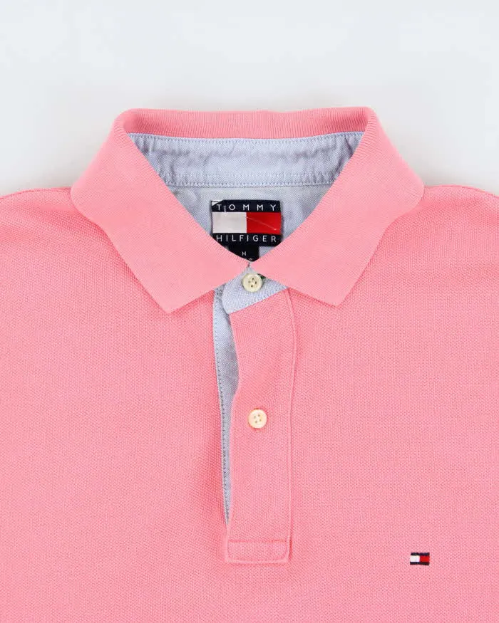 Vintage Y2K 00s Tommy Hilfiger Hot Pink Classic Short Sleeve Polo Shirt - M sold by Rokit product image thumbnail 5