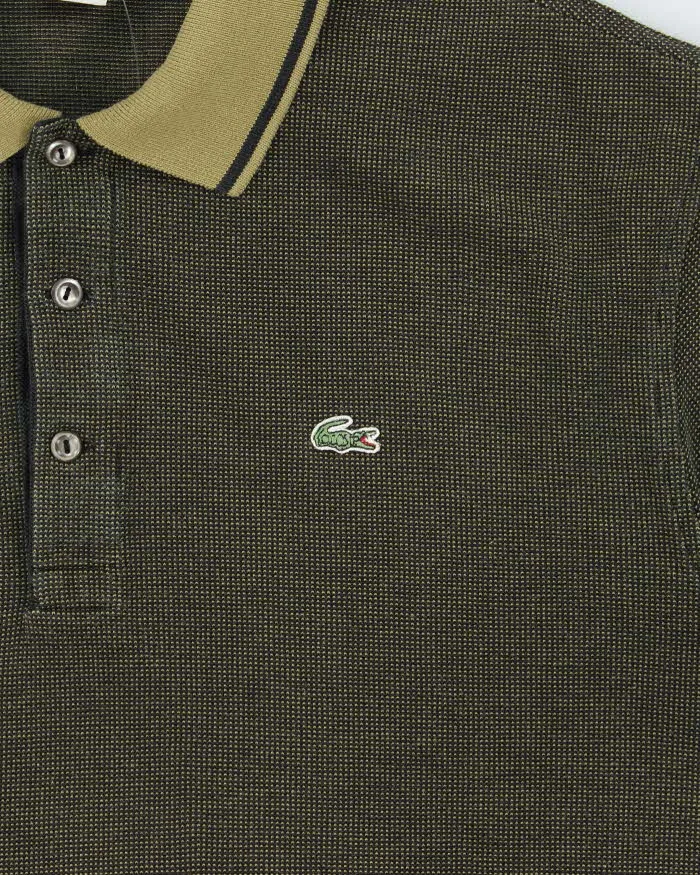 Vintage Y2K 00s Lacoste Check Classic Croc Short Sleeve Polo Shirt - M sold by Rokit product image thumbnail 4