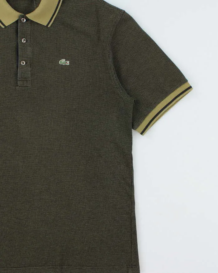 Vintage Y2K 00s Lacoste Check Classic Croc Short Sleeve Polo Shirt - M sold by Rokit product image thumbnail 3