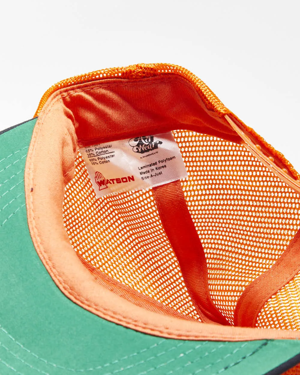 DS Vintage 1990s Mr. Johns Flat Brim Patch Trucker Hat - OS sold by Rokit product image thumbnail 4