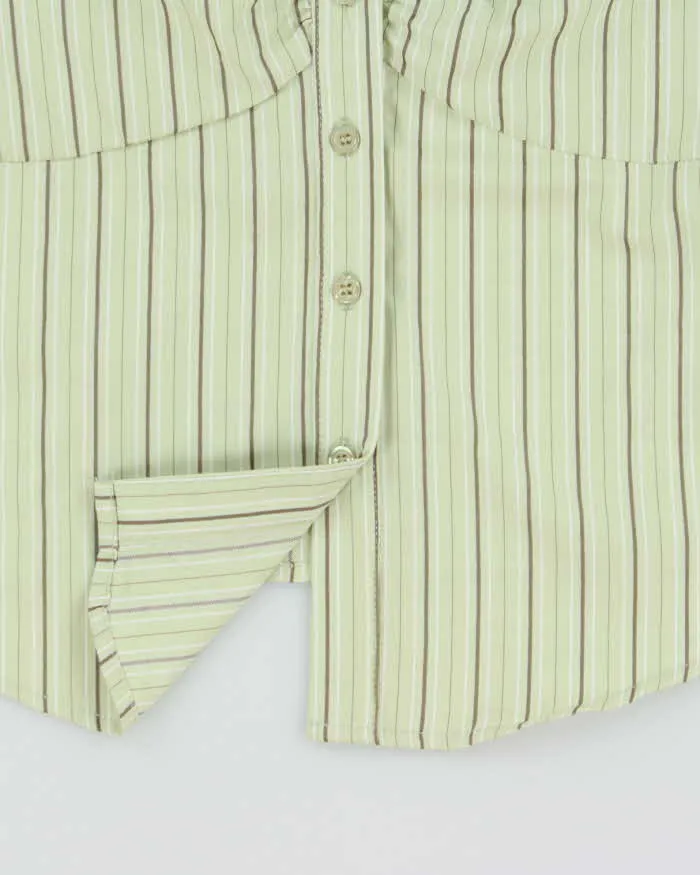 Vintage Y2k 2000s Valleygirl Striped Blouse - L sold by Rokit product image thumbnail 4
