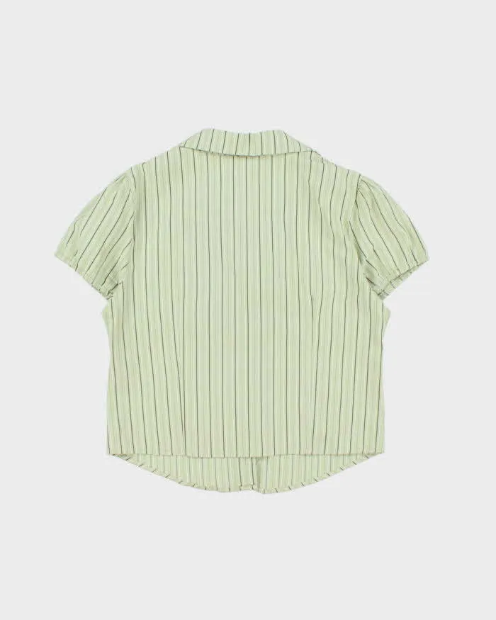 Vintage Y2k 2000s Valleygirl Striped Blouse - L sold by Rokit product image thumbnail 2