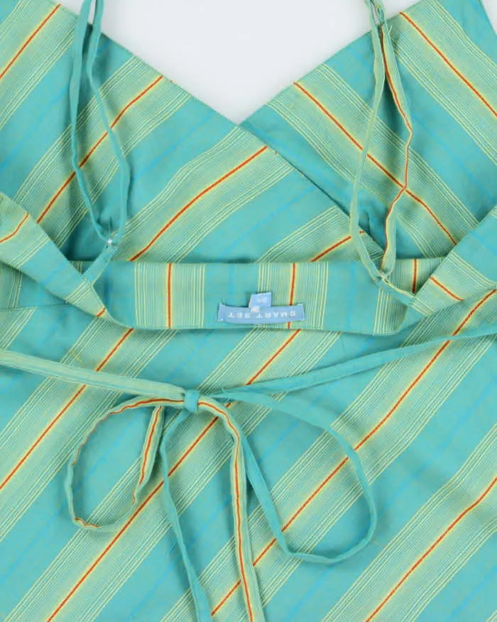 Vintage 1990s Smart Set Striped Wrap Cami Top - L sold by Rokit product image thumbnail 5