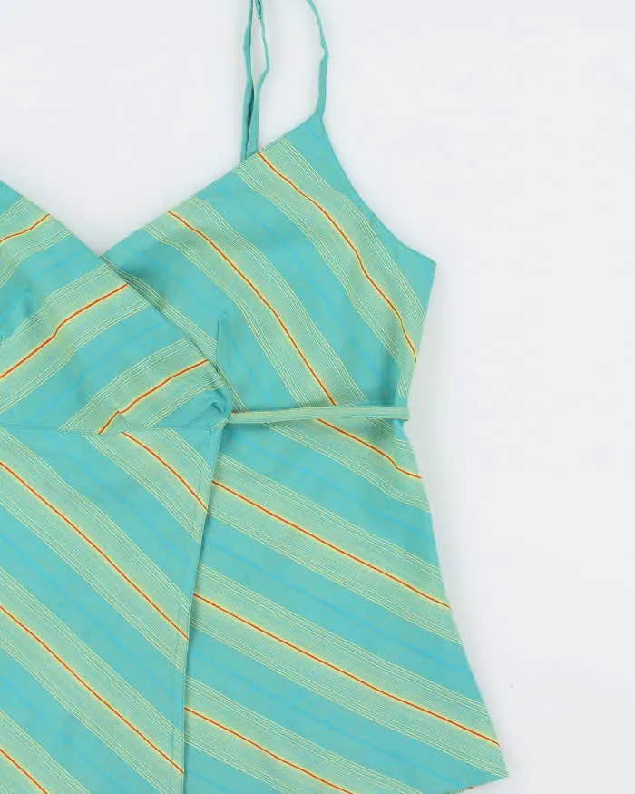 Vintage 1990s Smart Set Striped Wrap Cami Top - L sold by Rokit product image thumbnail 3