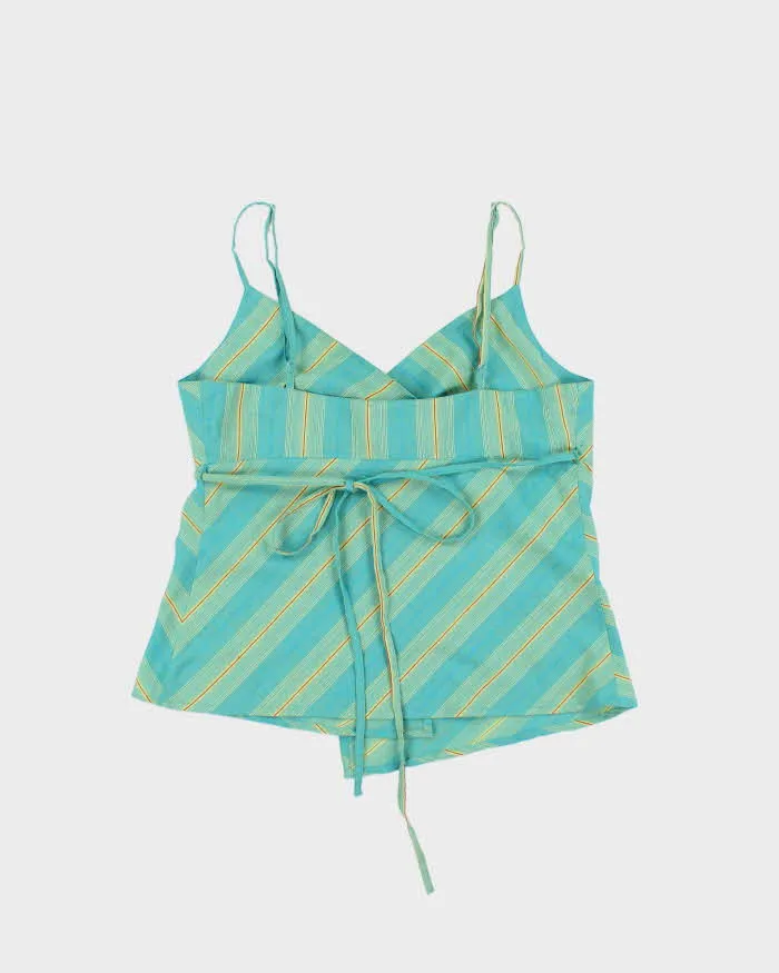 Vintage 1990s Smart Set Striped Wrap Cami Top - L sold by Rokit product image thumbnail 2