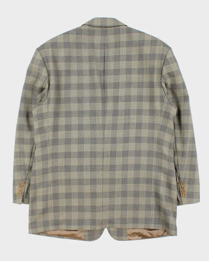Vintage 1990s Hugo Boss Wool Houndstooth Check Single Breasted Blazer - XXL sold by Rokit product image thumbnail 2