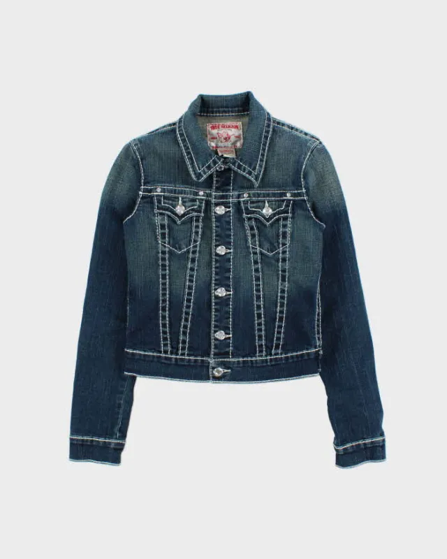 Vintage Y2k 2000s True Religion Disco Emily Denim Jacket - XS made by True Religion