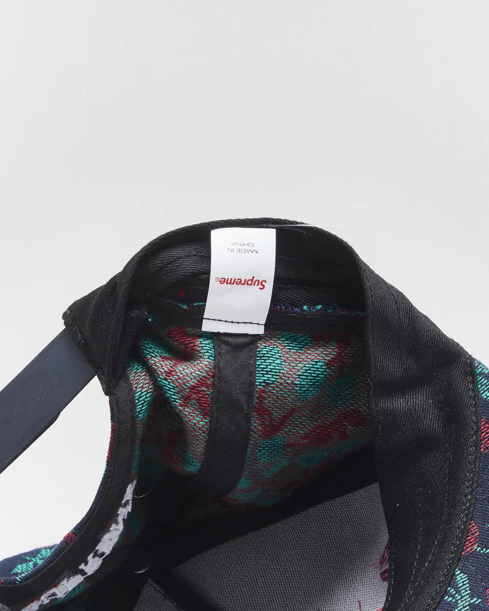 SS2023 Supreme Indigo Embroidered Woven Cherries Snapback Hat - OS sold by Rokit product image thumbnail 4