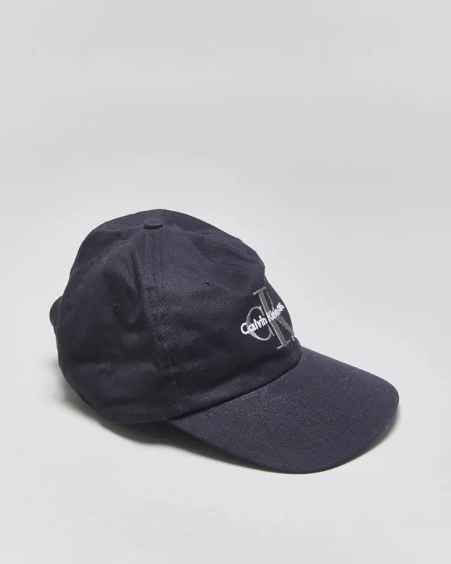 Vintage 1990s Calvin Klein Jeans Embroidered Canvas Baseball Cap - OS made by Calvin Klein