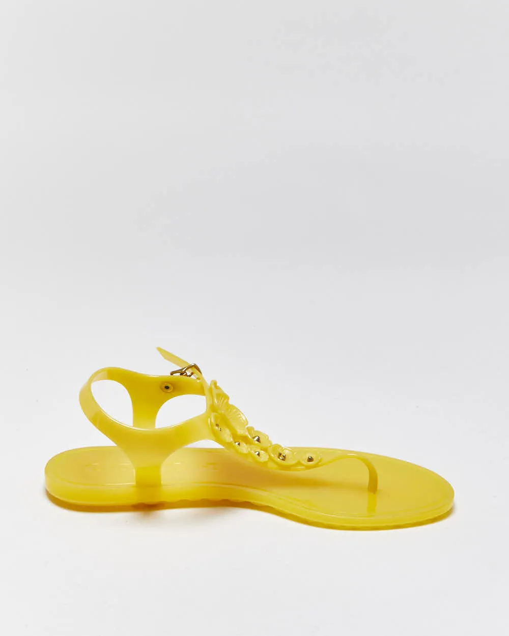 Vintage Y2k 2000s Coach Tea Rose Jelly Sandals - UK5 sold by Rokit product image thumbnail 2