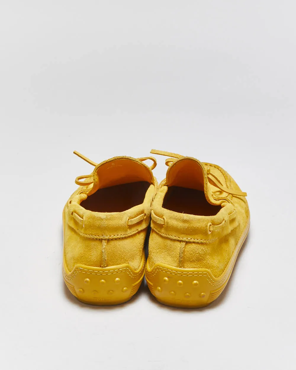 Tod's Mustard Yellow Gommino Suede Casual Loafers - UK6 sold by Rokit product image thumbnail 4