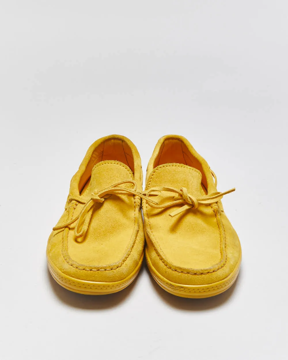 Tod's Mustard Yellow Gommino Suede Casual Loafers - UK6 sold by Rokit product image thumbnail 3