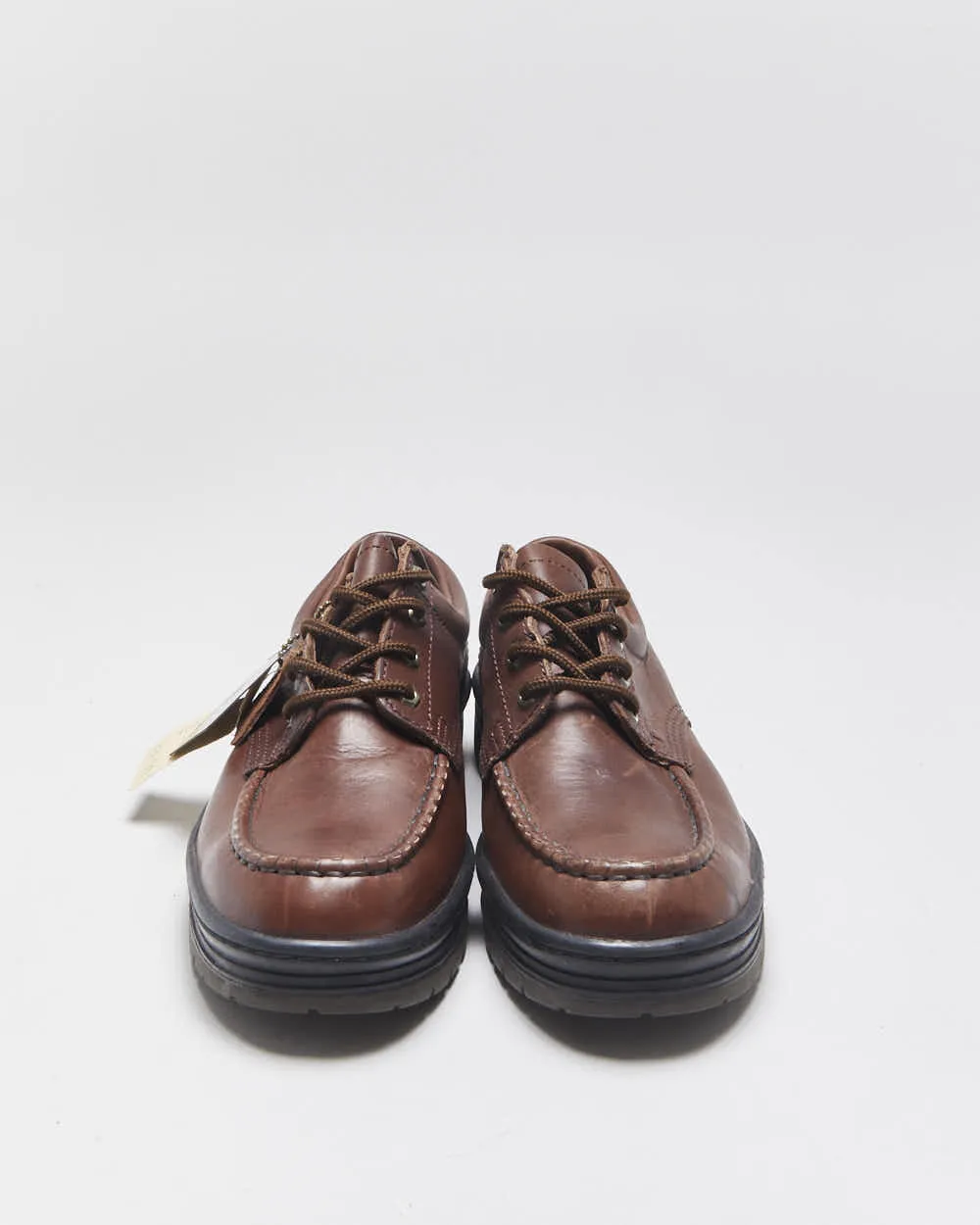 DSWT Vintage 1990s Eddie Bauer Gore-Tex Leather 4-Eye Moc Toe Deck Shoes - UK7.5 sold by Rokit product image thumbnail 3