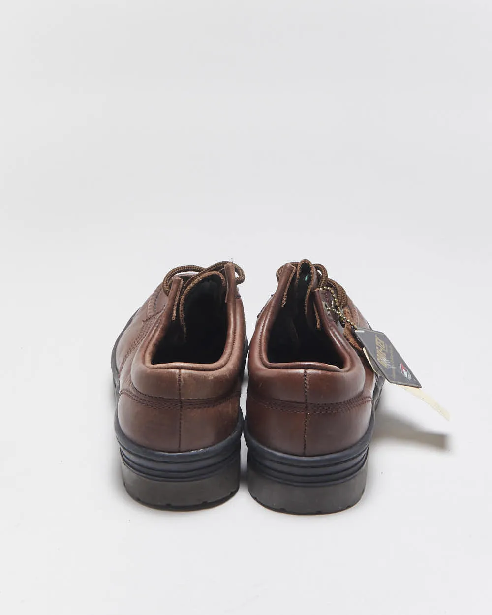 DSWT Vintage 1990s Eddie Bauer Gore-Tex Leather 4-Eye Moc Toe Deck Shoes - UK7.5 sold by Rokit product image thumbnail 4
